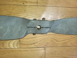 Vintage Hartzell Airplane Propeller Blade 36" Wall Hanger H hangininth - photo 5